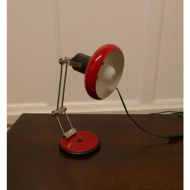 French Sputnik Angle Table Lamp, 1960 For Sale - Image 9 of 10