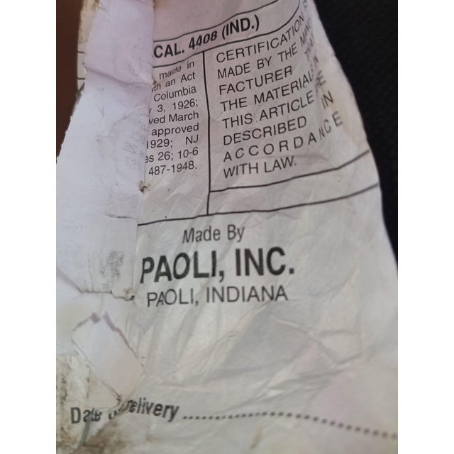 Textile Elevate Any Living Space With This Magnificent Pair of Rare Vintage Paoli Club Chairs For Sale - Image 7 of 12