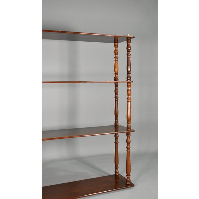Napoleon III French Mahogany Wall Shelf Étagère, 19th Century For Sale - Image 6 of 15