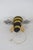 Robert Stanley Bumblebee Christmas Ornament Blown Glass With Glitter Top 4495b For Sale - Image 4 of 12