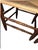 Vintage American Tall Ladder-Back Rush Seat Dining Chairs — Set of 3 For Sale - Image 6 of 11