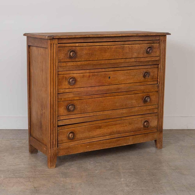 Brown 1940s French Provincial Oak Dresser For Sale - Image 8 of 18