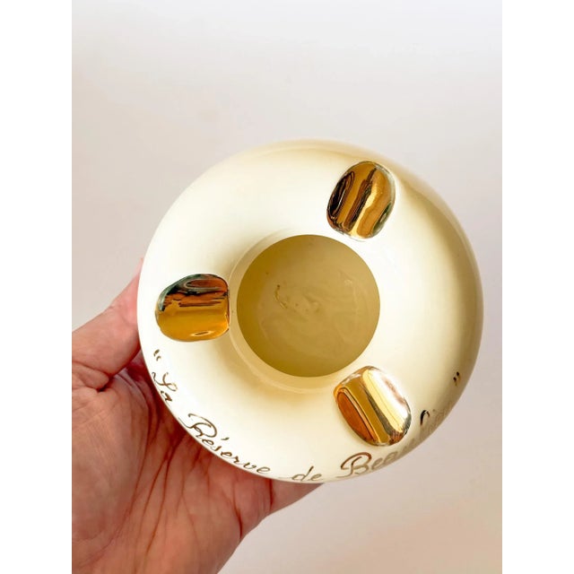 Vintage 5-Star Hotel La Reserve De Beaulieu Nice France Ceramic Ashtray Catchall Dish For Sale In Dallas - Image 6 of 12