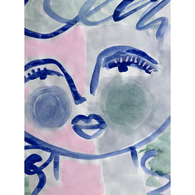 An original artwork by Auker, paint on paper.