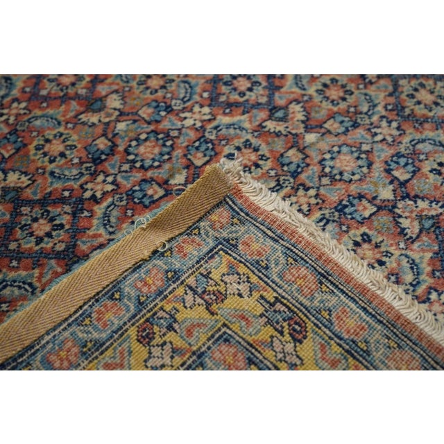 Blue Antique Tabriz Rug 4'8'' x 6'3'' For Sale - Image 8 of 8