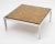 Fossilized Marble Chrome Coffee Table Leon Rosen Pace Collection Milo Baughman 1970s For Sale - Image 13 of 13
