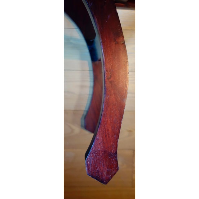 1950s Curule Bench W/Cane For Sale - Image 4 of 16