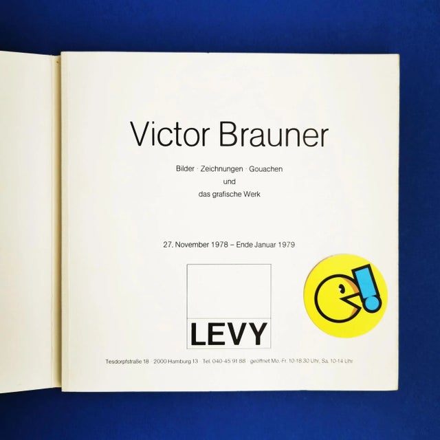 1978 Highly collectible vintage Art Exhibition catalog / book / catalogue Victor Brauner (1903 -1966) Exhibition @ Levy...