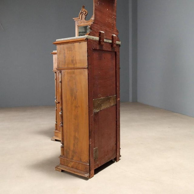 Late 19th Century Walnut Nightstands, Set of 2 For Sale - Image 10 of 11