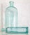 Pair of Antique Aqua Glass Medical Snake Oil Apothecary Bottles From Ny and Nj For Sale - Image 6 of 18