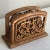 Brown Vintage Handcrafted Wood Napkin Holder For Sale - Image 8 of 11