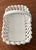 Mid 20th Century Mid-Century Vintage Italian Woven Ceramic Handled Basket For Sale - Image 5 of 9