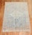 Antique Zabihi Collection Persian Senneh Scatter Size Rug - 3'3" x 4'7" For Sale In New York - Image 6 of 9