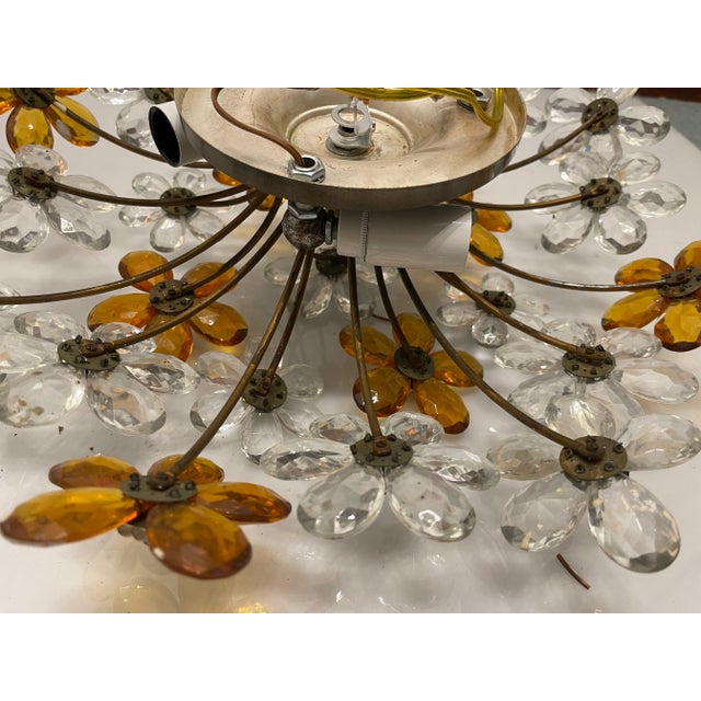 1960s Murano Glass Flower Flushmount, 1960s For Sale - Image 5 of 9