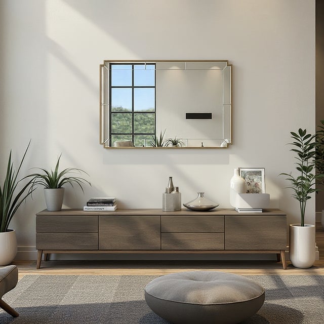 Davis Mirror Gold For Sale - Image 9 of 11