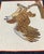 Mid 20th Century Creams and Gold, Tan Antique American Hooked Rug With a Bald Eagle on a Tree 2'7"x3'1" For Sale - Image 5 of 8