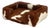 Cowhide Upholstered Dog Bed For Sale
