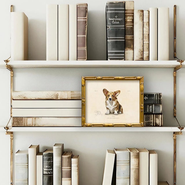 This reproduction print of a classic Corgi is from our vintage "World of Dogs" series. Please note there are many images...