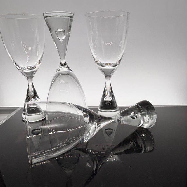 1980s Holmegaard Princess Crystal Stemware by Bent Severin Denmark - Set of 12 For Sale In New York - Image 6 of 10