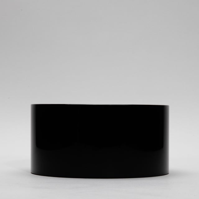 Black Crystal Convex Bowl by Ka Glass For Sale In Los Angeles - Image 6 of 6