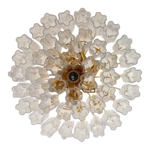 Contemporary Murano Glass Sputnik Chandelier Multicolors, Mazzega Style