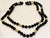 Round Bead Black Onyx & 14 Karat Gold Bead Necklace For Sale In New York - Image 6 of 8