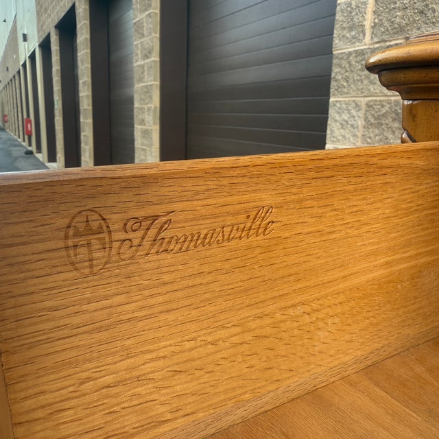 Monumental Thomasville French Louis XV Maple & Burl Wood 6 Drawer Chest on Chest Highboy Dresser For Sale In Philadelphia - Image 6 of 16