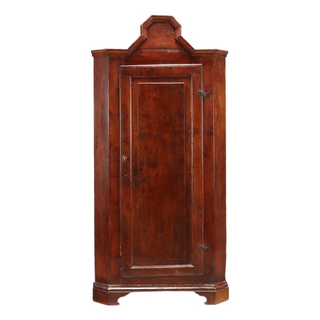 Umbertino Corner Cabinet in Fir and Poplar For Sale