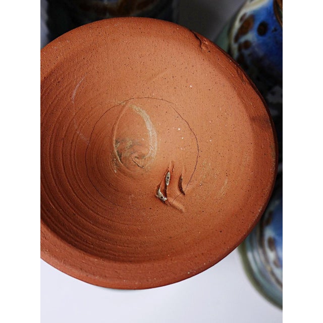 Vintage Glazed Ceramic Mazagrans, 1960s, Set of 5 For Sale - Image 15 of 17