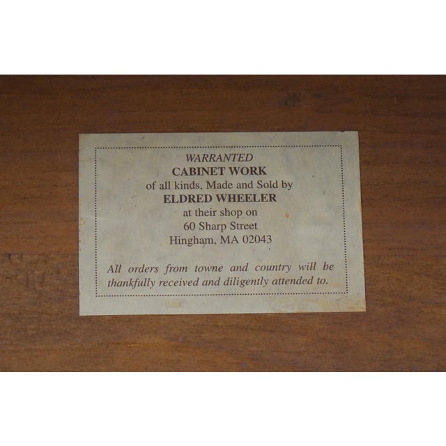 Eldred Wheeler Country Cherry Corner Table For Sale - Image 17 of 17