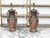 Mid 20th Century Asian Midcentury Bronze Urn-Shaped Table Lamps with Rooster and Meander - Pair For Sale - Image 4 of 9