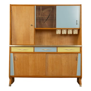 Pastel Kitchen Cabinet, 1950s For Sale