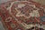 Rustic 1880s Red Ivory Rustic Medallion Antique Persian Heriz Serapi Rug 11'8" X 14' Handknotted Wool Carpet For Sale - Image 3 of 6