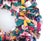 Metal Ribbon Christmas Holiday Wreath, 1980's For Sale - Image 7 of 10