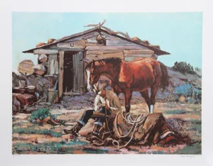 Noel Daggett, a Helping Nose, Lithograph