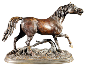 Bronze Horse by Jules Moigniez, 1850s