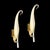 Mid-Century Modern Pair of Mid-Century Modernist Murano Glass Leaf Sconces by Franco Luce For Sale - Image 3 of 12