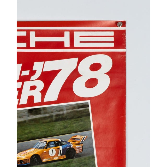 Red Porsche World Champions Poster by Advertising Agency Strenger, 1978 For Sale - Image 8 of 9