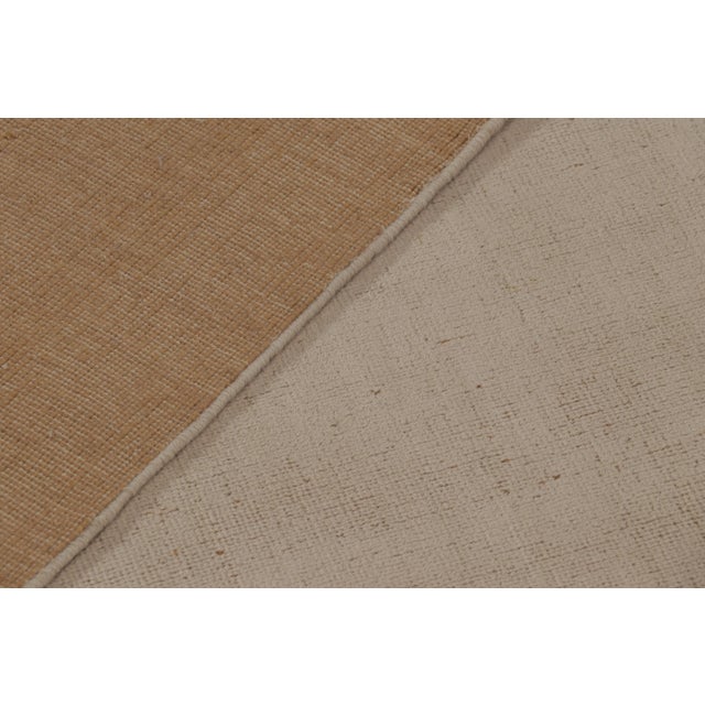 Cream Rug & Kilim’s Modern Textural Extra-Long Runner Rug in Cream Tones For Sale - Image 8 of 8