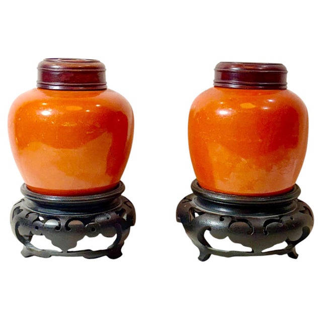 19th Century Chinese Ginger Jars - A Pair For Sale - Image 4 of 8