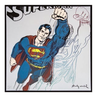 1986 Carnegie Museum of Art After Andy Warhol "Superman" Lithograph For Sale