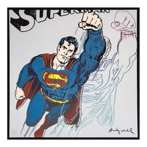 1986 Carnegie Museum of Art After Andy Warhol "Superman" Lithograph