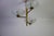 Italian Brass and Glass Chandelier, 1950s For Sale - Image 15 of 18