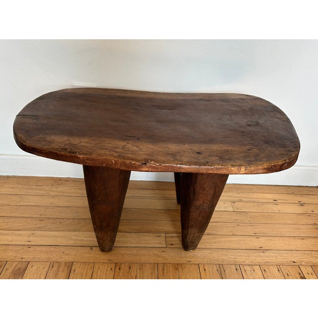 Authentic old African Senufo stool hand carved from a single piece of wood. Rustic condition with signs of age and use...