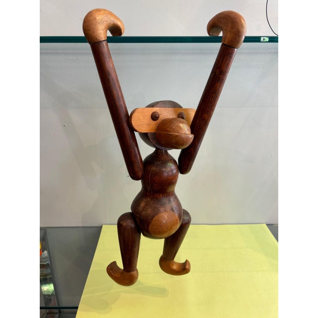 1970s Large Wood Monkey in the style of Kay Bojesen For Sale - Image 5 of 7