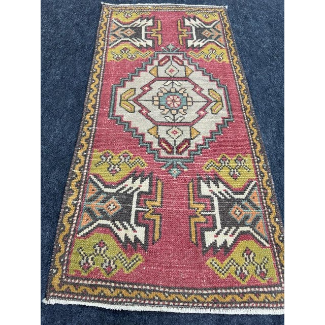 Turkish Yastik Rug 1'7" x 3'4" #24368 Explore a curated collection of hallway runners, wool rugs, and handmade...