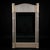 Mid-Century Modern 1970s Monumental Palm Beach Estate Grayish-Blue & Cream Bamboo Wall Mirror For Sale - Image 3 of 14