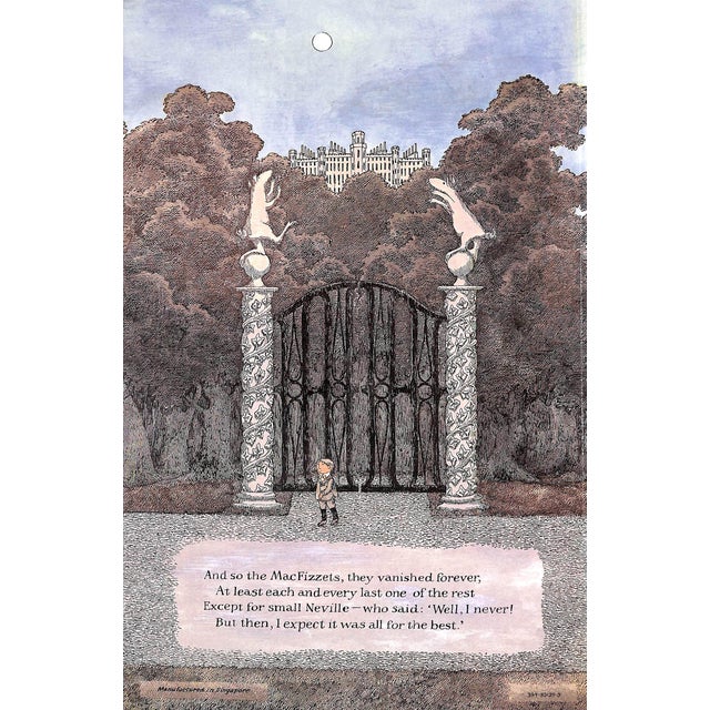 GOREY, Edward [12] pp. Random House 1982 11 3/4" x 7 3/4" Pop-up illustrations and verses divulge how, one by one, six...