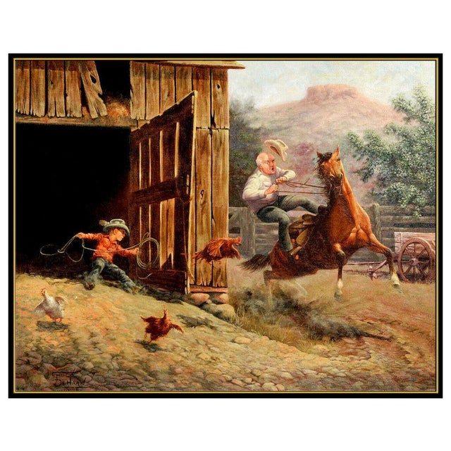 Message us to inquire about custom framing options! (Included for free with every purchase) The artwork here, "Who Spooked...