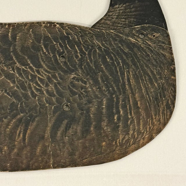 Black Framed Early 20th Century American Canada Goose Decoy For Sale - Image 8 of 8